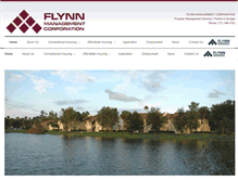 Tablet Screenshot of flynnmanagement.com